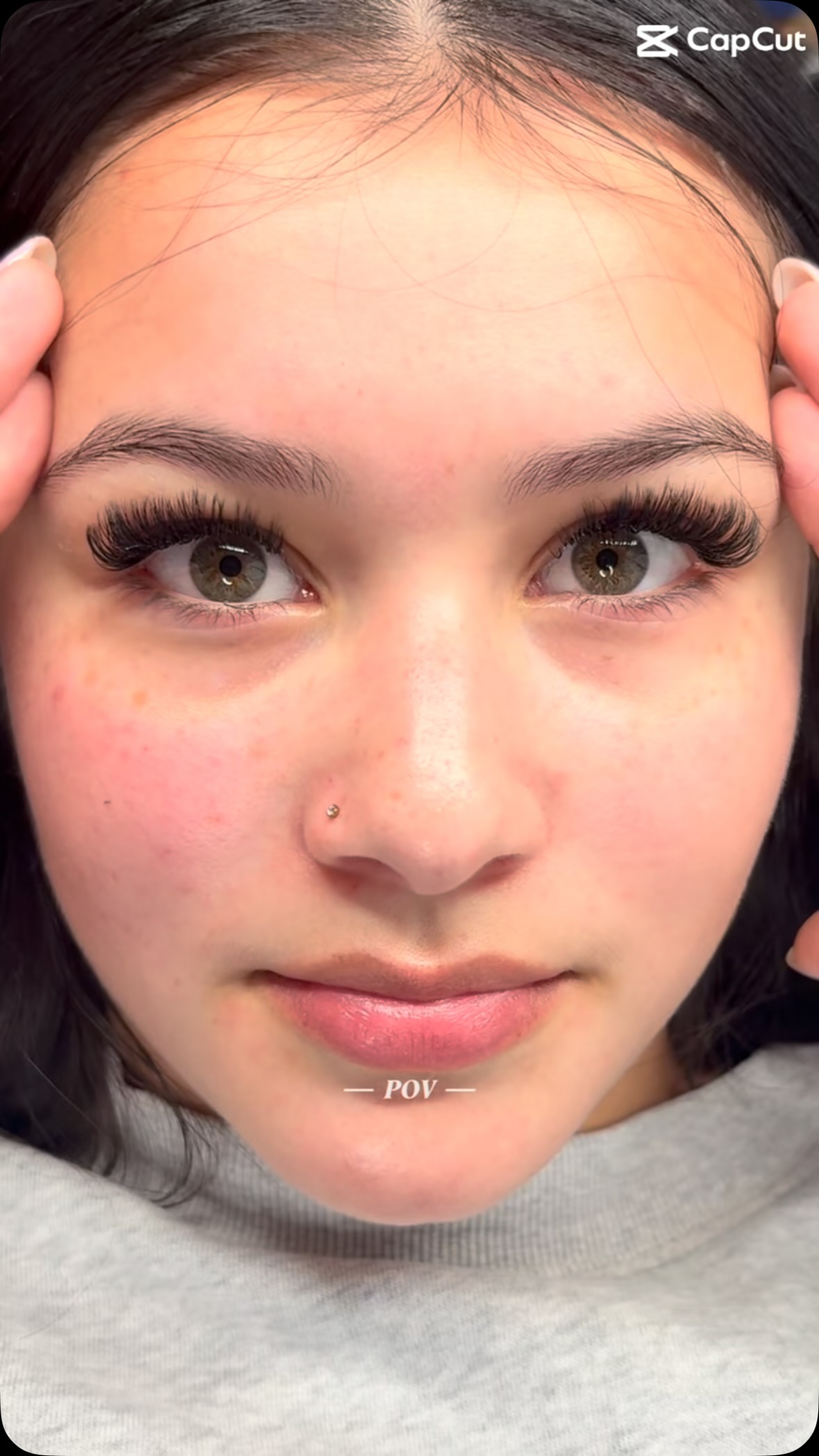 Glamorous Hybrid lash set by Amanda Rivera